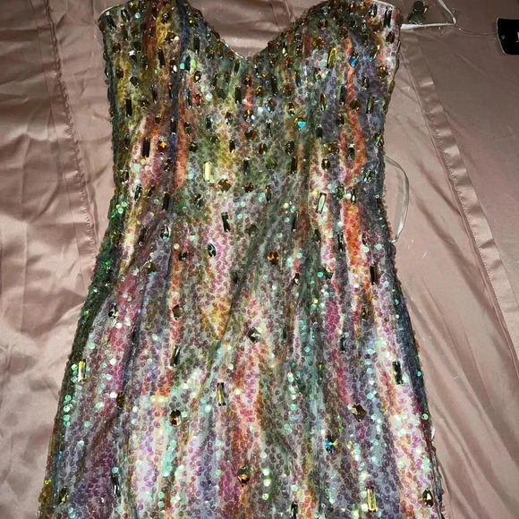 Mermaid Sequin Gown - Picture 7 of 11